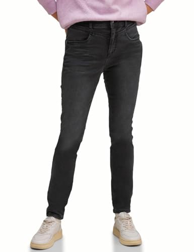 STREET ONE Damen A377058 Jeggings Jeanshose, deep Black wash, 38W / 28L von Street One