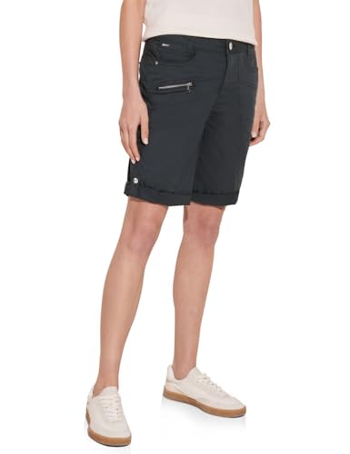 STREET ONE Damen A377223 Sportive Bermuda Shorts, Dark Stone Grey, 44W von Street One