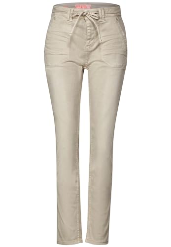 STREET ONE Damen A377241 Jeans Joggpants im Loose Fit, Soft Sand Washed, 27W / 30L von Street One