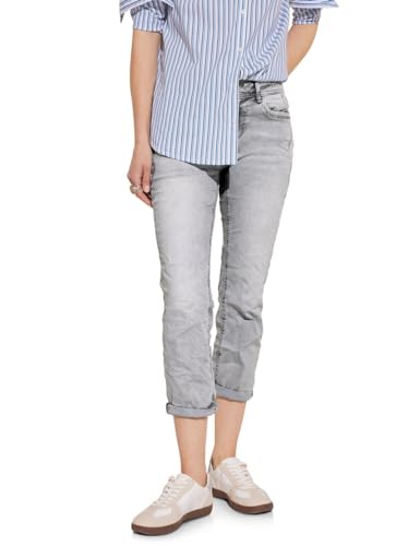 STREET ONE Damen A377252 7/8 Jeans, Light Grey Soft Washed, 31W x 26L von Street One