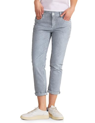 STREET ONE Damen A377256 7/8 Jeans, Stripe Soft Washed, 28W x 26L von Street One