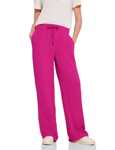 STREET ONE Damen A377303 Musselin Hose, Magnolia pink, 34W x 30L von Street One