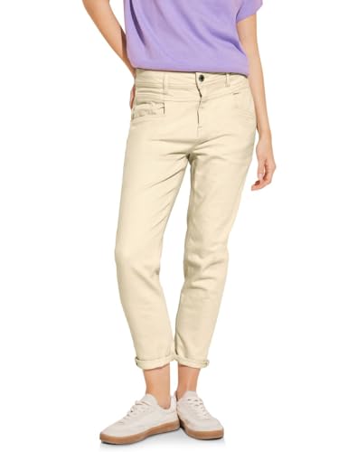 STREET ONE Damen A377599 High Waist Jeans, Ecru, 27W / 28L STREET ONE Damen A377599 High Waist Jeans, Ecru, 27W / 28L von Street One