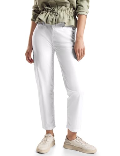 STREET ONE Damen A377880 Papertouch Hose, White, 38W x 28L STREET ONE Damen A377880 Papertouch Hose, White, 38W x 28L von Street One