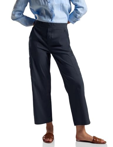 STREET ONE Damen A377885 7/8 Cargo Satin Hose, deep Blue, 36W x 26L STREET ONE Damen A377885 7/8 Cargo Satin Hose, deep Blue, 36W x 26L von Street One