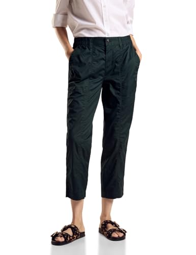 STREET ONE Damen A377978 Hose im Loose Fit, Hunter Green, 42W x 26L STREET ONE Damen A377978 Hose im Loose Fit, Hunter Green, 42W x 26L von Street One