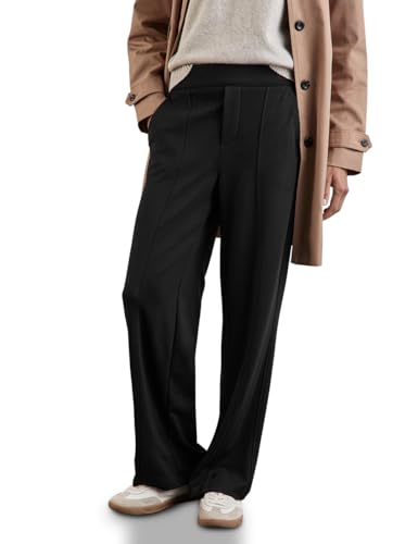 STREET ONE Damen A378076 Hose Casual Fit, Black, 38W x 30L von STREET ONE