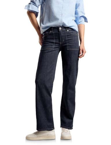 STREET ONE Damen A378111 Jeans Casual Fit, Rinse Washed, 34W x 28L von STREET ONE