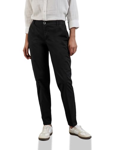 Street One Damen A378193 Weiche Chino, Schwarz, 34W / 30L EU von Street One