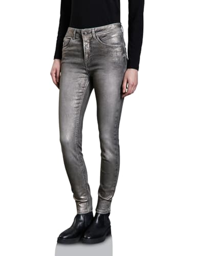 STREET ONE Damen A378541 Beschichtete Jeans, Grey Metallic Coated Wash, 30W / 30L EU STREET ONE Damen A378541 Beschichtete Jeans, Grey Metallic Coated Wash, 30W / 30L EU von Street One
