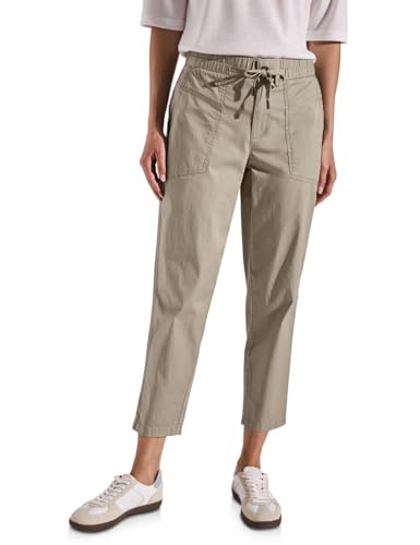 STREET ONE Damen A378683 Hose im Cargo Look, Buff Grey, 44W x 28L von STREET ONE