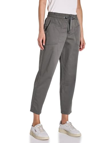 STREET ONE Damen A378683 Hose im Cargo Look, Overcast Grey, 38W x 28L von STREET ONE