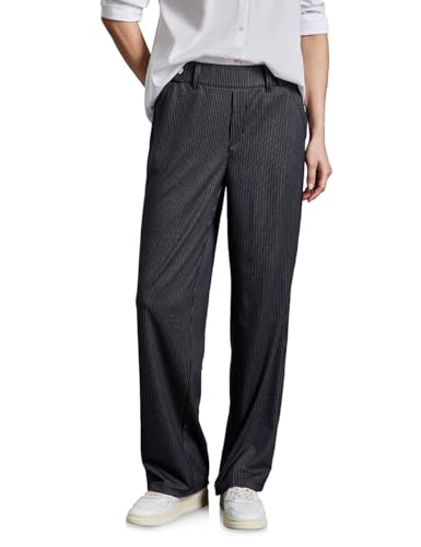STREET ONE Damen A378788 Straight Leg Hose, Deep Tint Blue, 42W / 32L EU von STREET ONE
