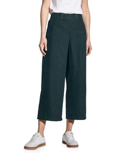 STREET ONE Damen A378897 Twill Culotte, Hunter Green, 34W x 26L von STREET ONE