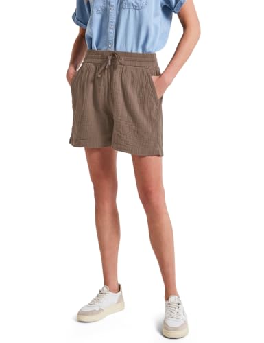 STREET ONE Damen A378973 Musselin Shorts, Mute Mocha, 36W von Street One