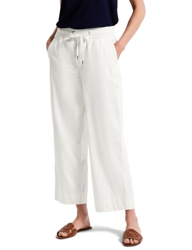 STREET ONE Damen A378976 Straight Leg Hose, Off White, 44W / 28L STREET ONE Damen A378976 Straight Leg Hose, Off White, 44W / 28L von Street One