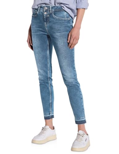 STREET ONE Damen A379026 Jeans im Slim Fit, Medium Blue Wash, 25W x 28L STREET ONE Damen A379026 Jeans im Slim Fit, Medium Blue Wash, 25W x 28L von Street One