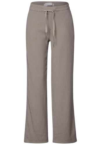 STREET ONE Damen A379077 Wide Leg Hose mit Struktur, Vintage Stone, 44W x 32L STREET ONE Damen A379077 Wide Leg Hose mit Struktur, Vintage Stone, 44W x 32L von Street One