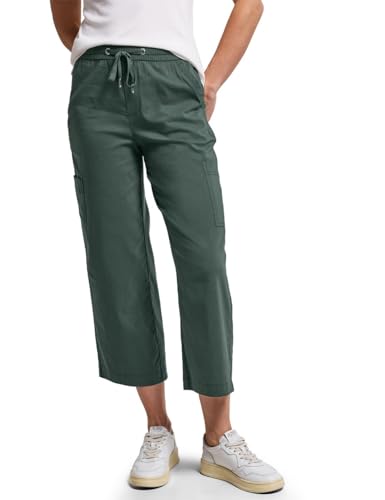 STREET ONE Damen A379434 Straight Leg Cargo Hose, Mid Green, 40W / 26L STREET ONE Damen A379434 Straight Leg Cargo Hose, Mid Green, 40W / 26L von Street One