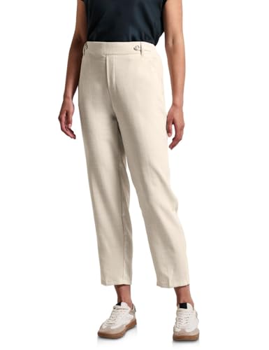 STREET ONE Damen A379441 Chino mit Knopfdetail, silkstone White, 42W x 28L STREET ONE Damen A379441 Chino mit Knopfdetail, silkstone White, 42W x 28L von Street One