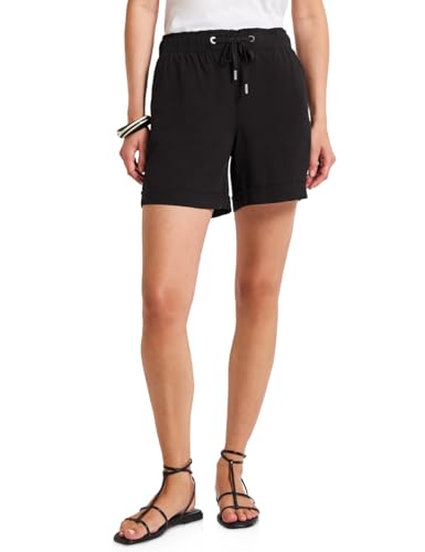 STREET ONE Damen A379490 Paperbag Shorts, Schwarz, 40W STREET ONE Damen A379490 Paperbag Shorts, Schwarz, 40W von STREET ONE