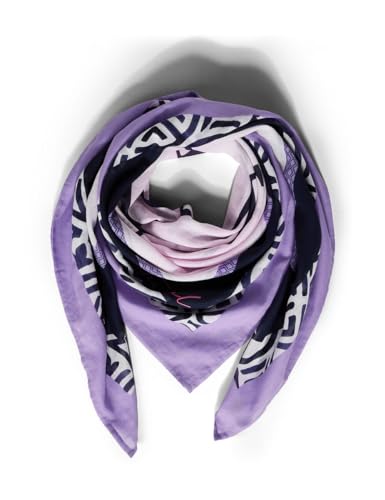 STREET ONE Damen A572431 Print Halstuch, Bellflower Lilac, A von Street One