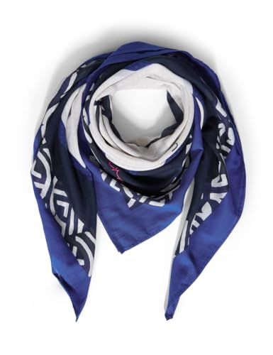 STREET ONE Damen A572431 Print Halstuch, Intense royal Blue, A von STREET ONE