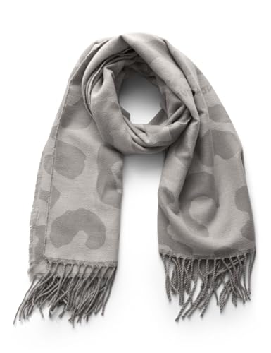 STREET ONE Damen A572632 OP_Soft Light Jacquard Long, Frost Grey Melange, A von STREET ONE