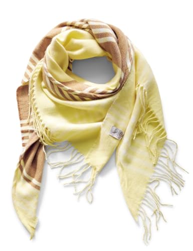STREET ONE Damen A572637 OP_Woven Colorblock Triangle, Vanilla Yellow, A von STREET ONE