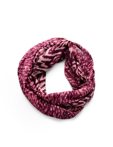 STREET ONE Damen A572718 Color Print Loop, Mulberry red, A von STREET ONE