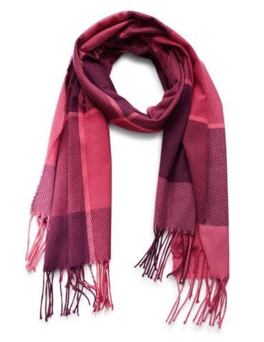 STREET ONE Damen A572725 Twill Soft Light Big Madras, Power Berry, A von STREET ONE