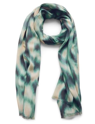 STREET ONE Damen A572769 Strukturschal mit Print, Tendril Green, A von STREET ONE