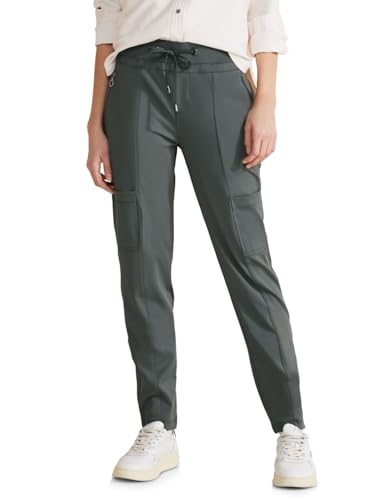 STREET ONE Damen Cargohose, marshy green, 34W / 28L von Street One