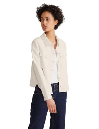 STREET ONE Damen Cordjacke, lucid white, 46 von Street One