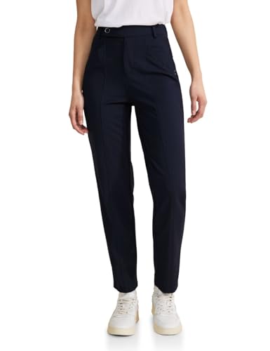STREET ONE Damen Hose Tapered und High, deep blue, 42W / 28L STREET ONE Damen Hose Tapered und High, deep blue, 42W / 28L von Street One