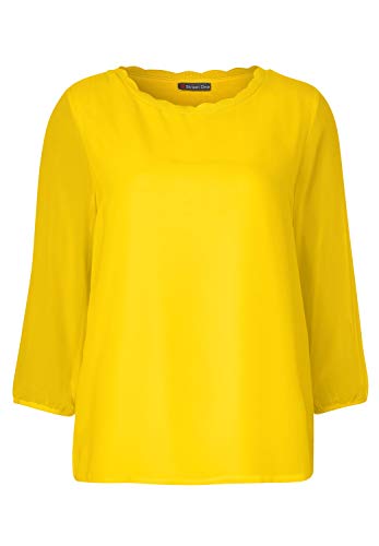 STREET ONE Damen Jacinda T-Shirt, Shiny Yellow, 44 von Street One