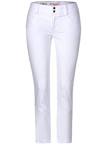 STREET ONE Damen Jane Jeans, White, W28/L26 von Street One