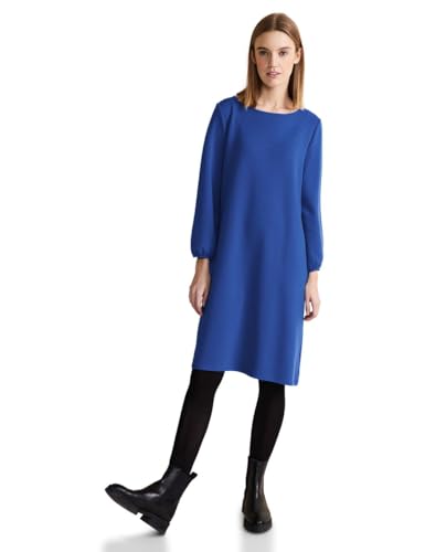 STREET ONE Damen Knielanges Kleid, fresh intense gentle blue, 38 von Street One