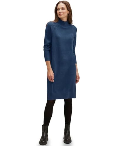 STREET ONE Damen Strickkleid Atlantic Blue 34 von Street One