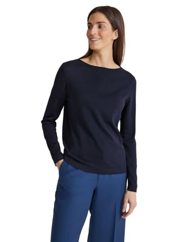 STREET ONE Damen Strickpullover, deep blue, 36 von Street One