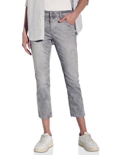 STREET ONE Damen Style Denim Jane 2-Knopf 49_59 7/8-Jeans im Casual Fit, Light Grey Random, 29W x 26L von STREET ONE