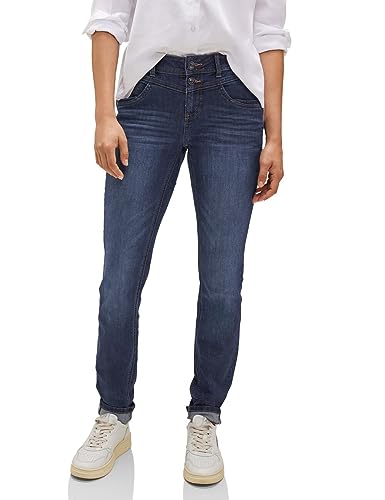 STREET ONE Damen Style Jane Jeanshose Casual, Dark Indigo Wash, 34W / 30L von Street One