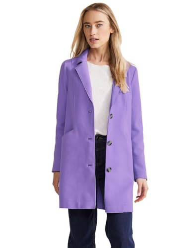 STREET ONE Damen Übergangsjacke, shiny lilac, 46 von Street One