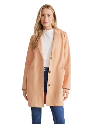STREET ONE Damen Übergangsjacke, soft apricot, 40 von STREET ONE