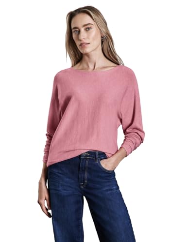 STREET ONE Damen A302974 Dolman Pullover, Sugar Coral Mel., 34 EU von STREET ONE