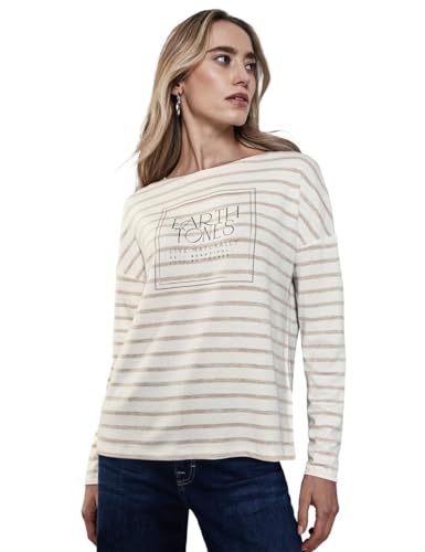 STREET ONE Folienprint Streifenshirt STREET ONE Folienprint Streifenshirt von Street One