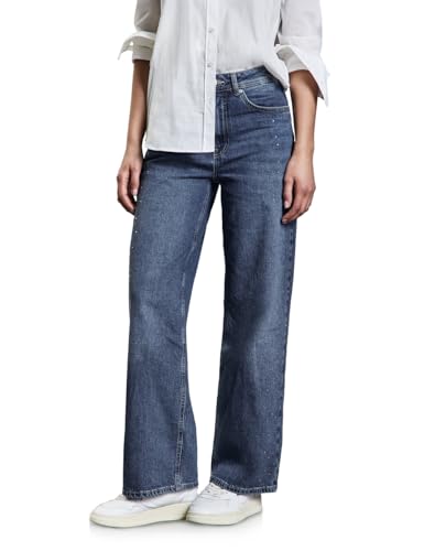 STREET ONE Glitzernde Wide Leg Jeans von STREET ONE