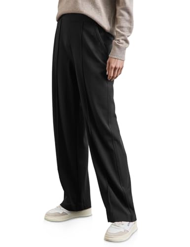 STREET ONE Damen A378284 Hose Im Casual Fit, Schwarz, 42W / 30L EU von STREET ONE