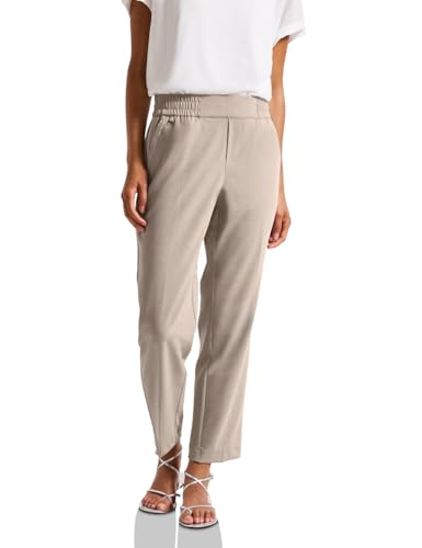 STREET ONE Damen 3716539 Hose Mit Gallonstreifen, Morning Beige, 46W / 28L EU STREET ONE Damen 3716539 Hose Mit Gallonstreifen, Morning Beige, 46W / 28L EU von STREET ONE
