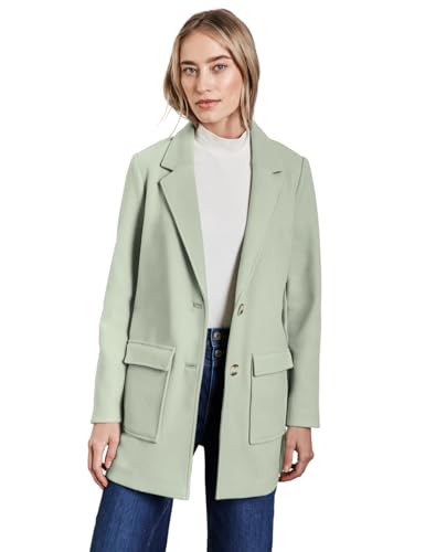 STREET ONE Damen A202048 Jacke Mit Reverskragen, Light Mint Green, 40 EU von STREET ONE